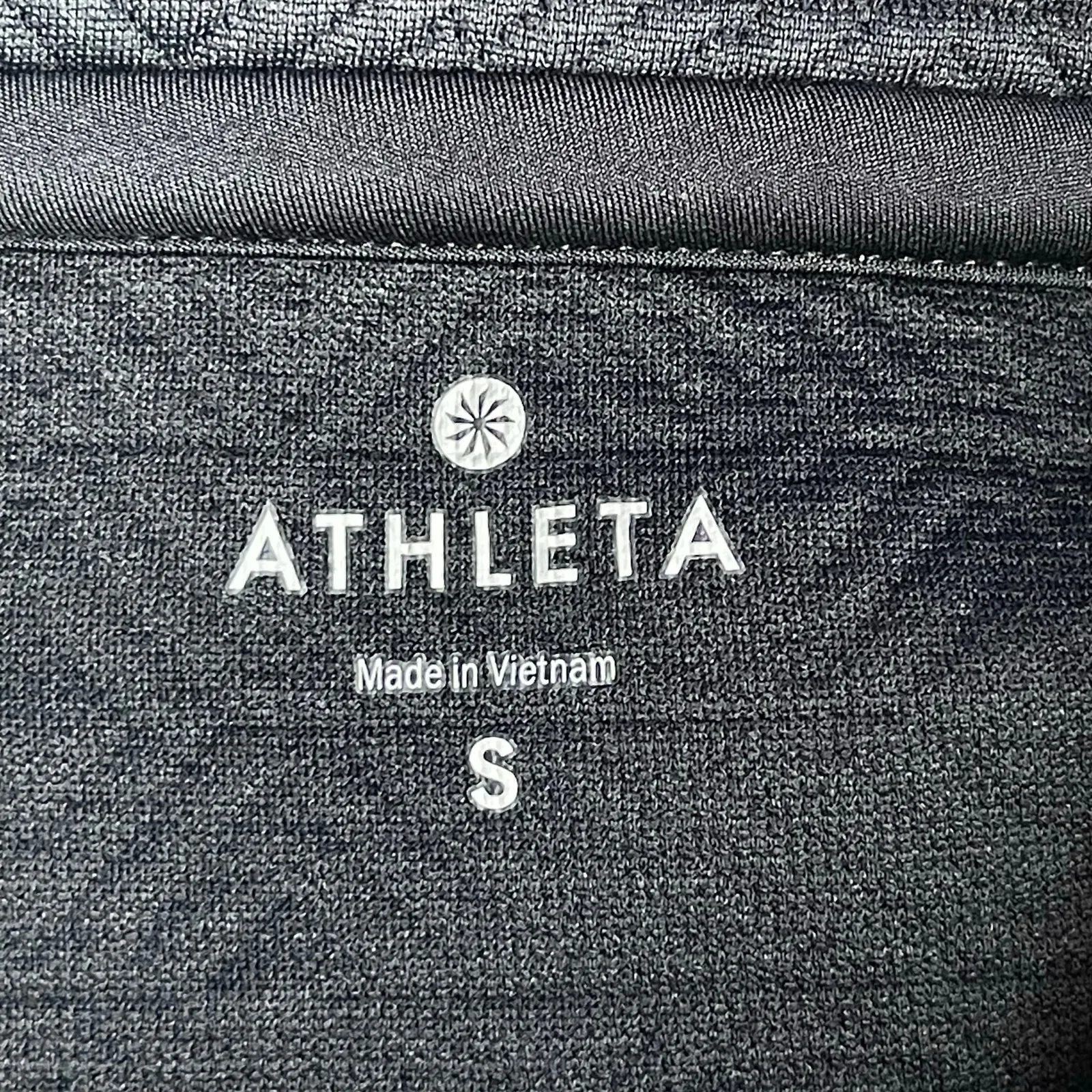 Athleta Jacquard Elevation Quilted Oversized Pullover Size  Small Black - Image 5