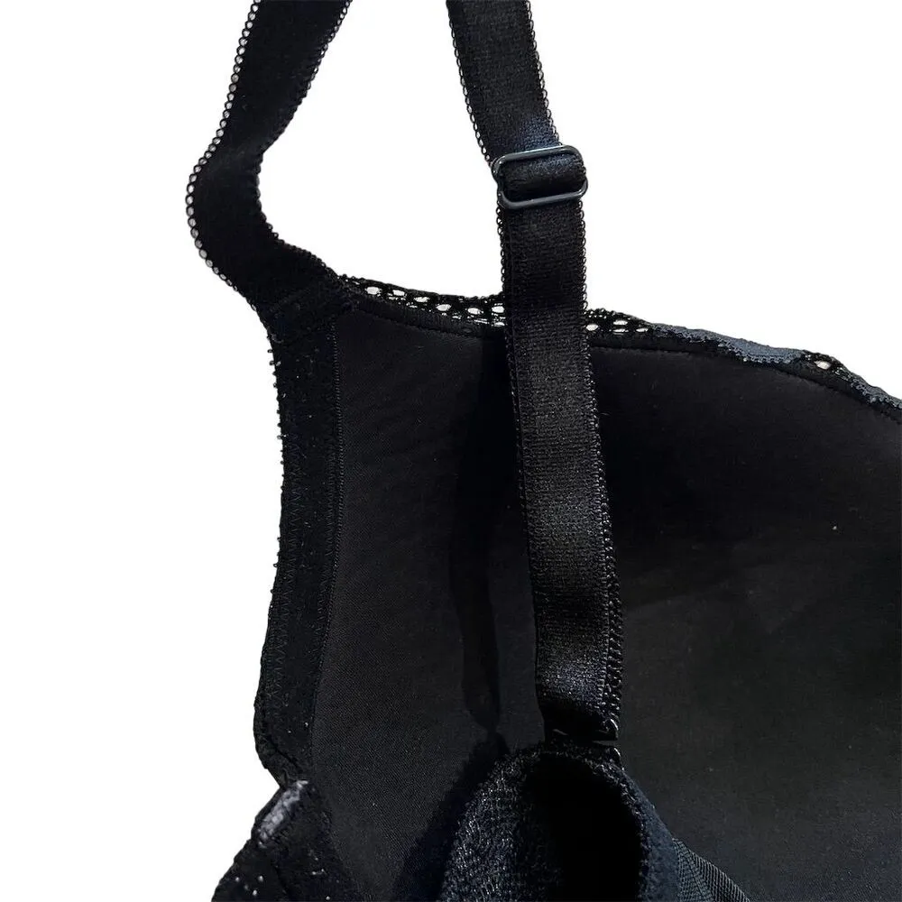 Torrid  Curve Women's Black Lace Bra 38DD Underwire - Image 8