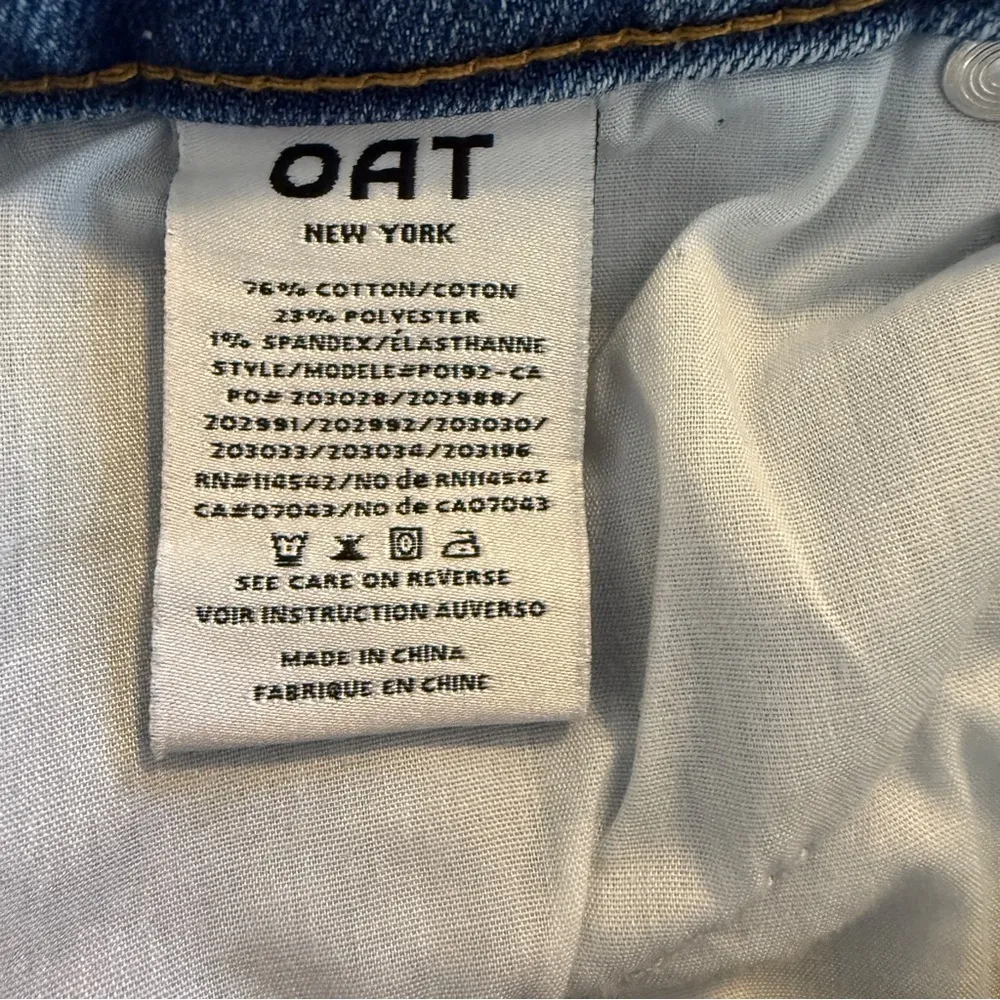 OAT NEW YORK Mid Rise Jeans Women’s Size 4 Blue - Image 7