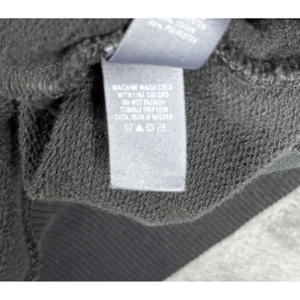 Aerie Shirt Womens Medium Gray Sweatshirt Pockets Neutral Lounge Everyday Casual - Image 7