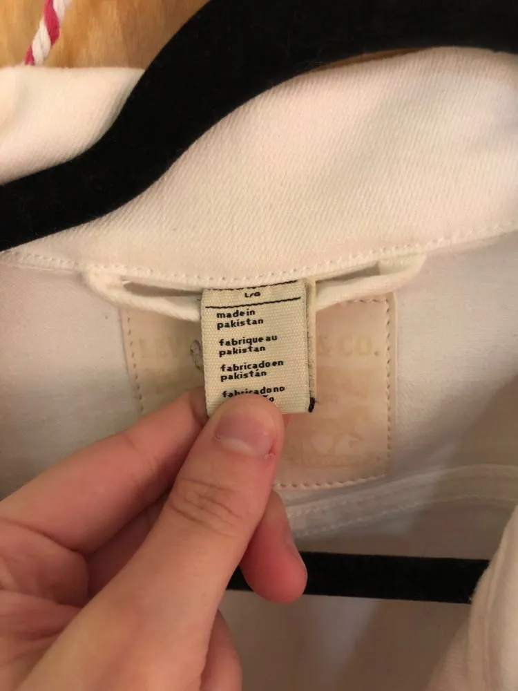 Levi’s White Denim Jacket  - Image 2