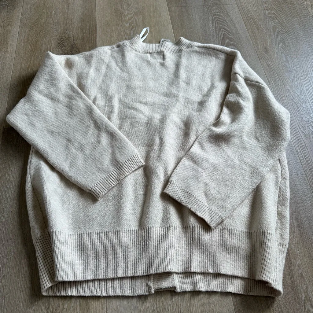 Princess Polly Tan Button-Up Cardigan Sweater - Image 5