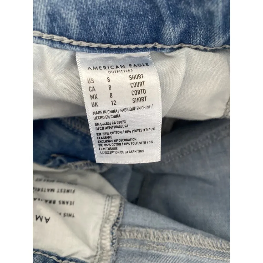 American‎ Eagle 8 360 Next Level Stretch Super High Rise Distressed Jegging - Image 10