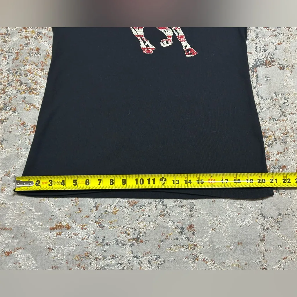 Liberty Wear Patriotic Stallion Horse Black Lace - Image 6