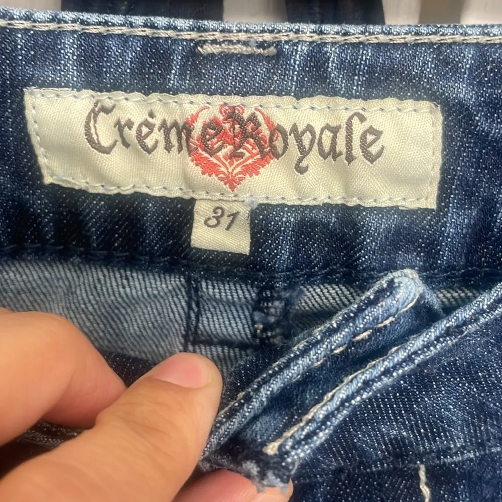 Crème Royale bootcut jeans size 31, inseam 31 Blue - Image 5