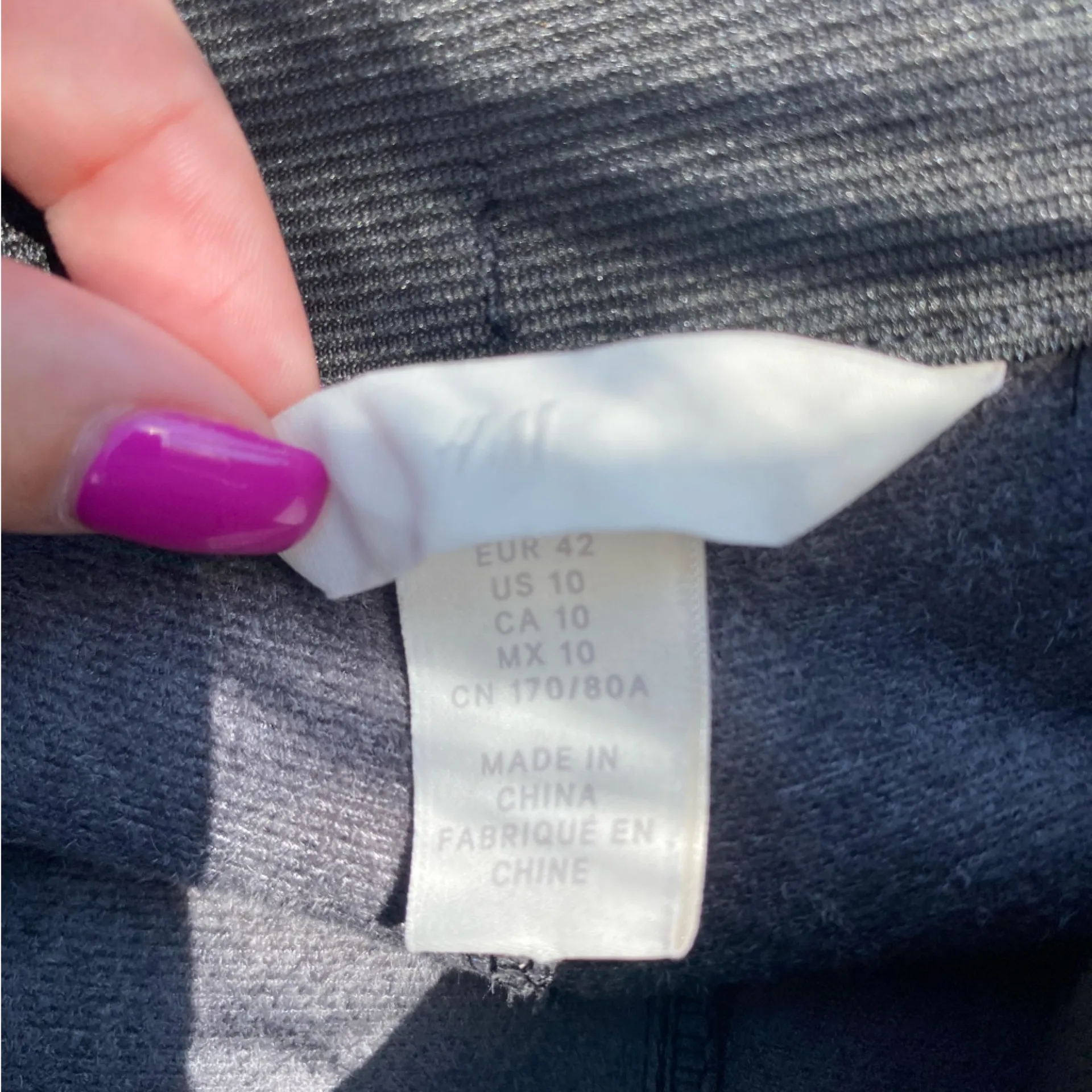 H&M Flares Faux Leather Black Pants high rise size 10 concert going out Tate - Image 6