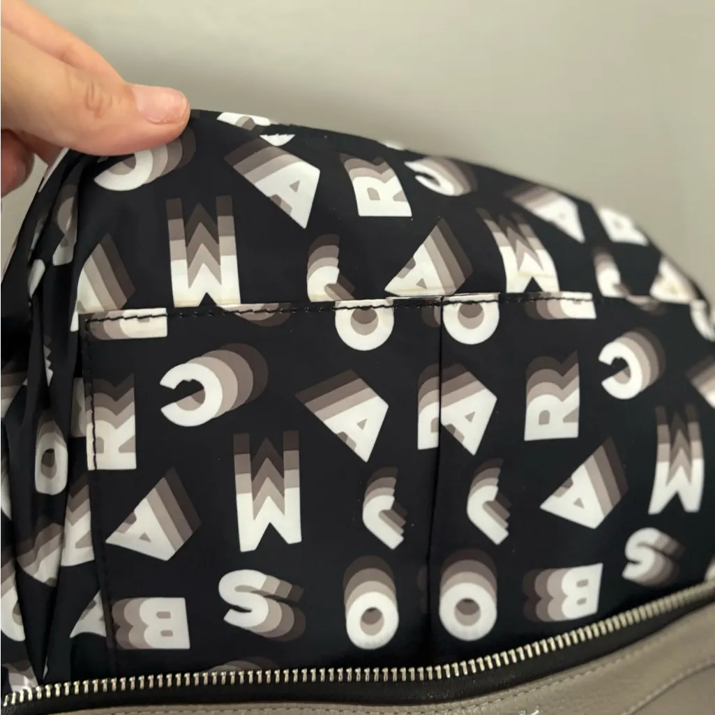 New Marc Jacobs Lock That Leather Messenger Bag Light Gray - Image 15