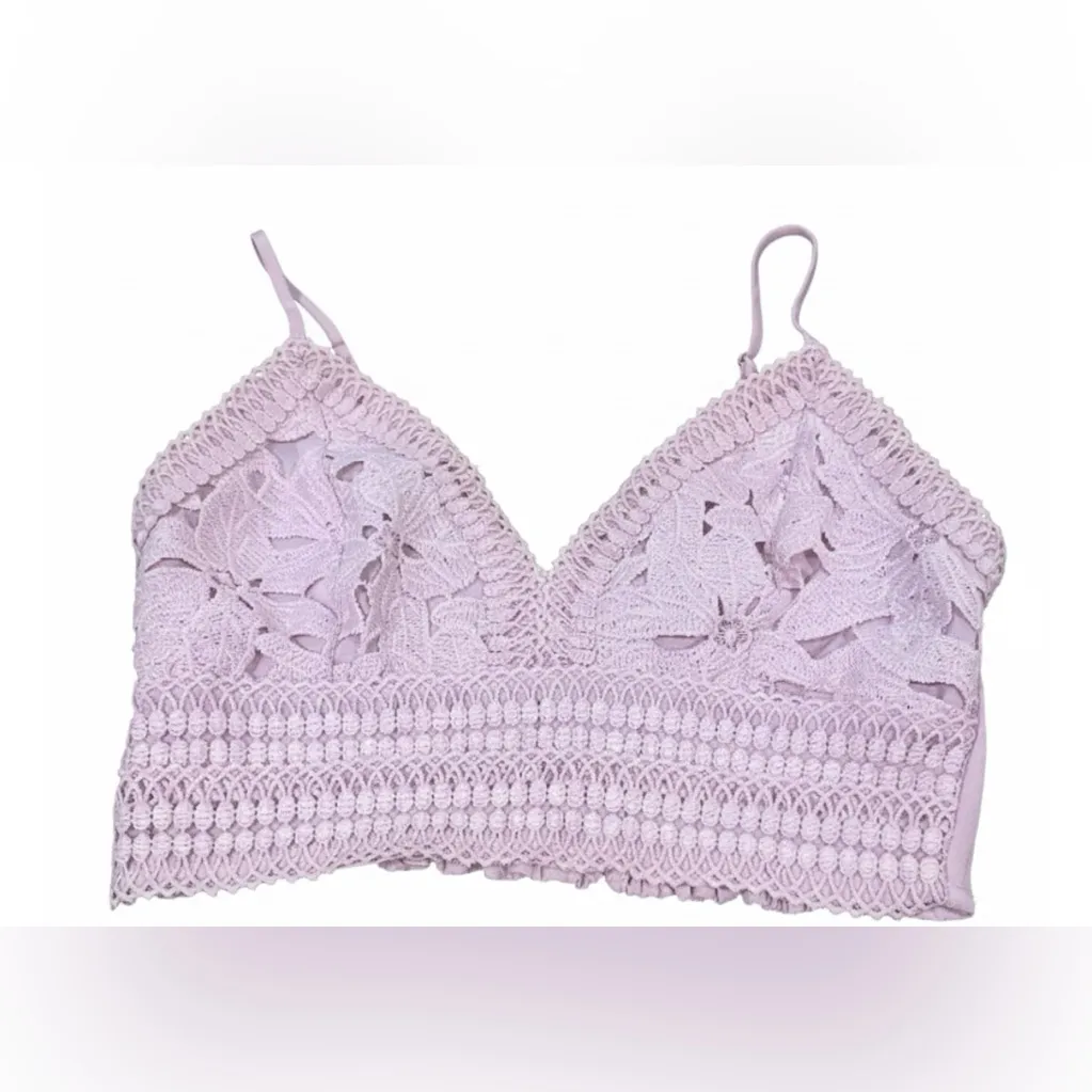 Crop and sports bra bundle size large Yellow - Image 2