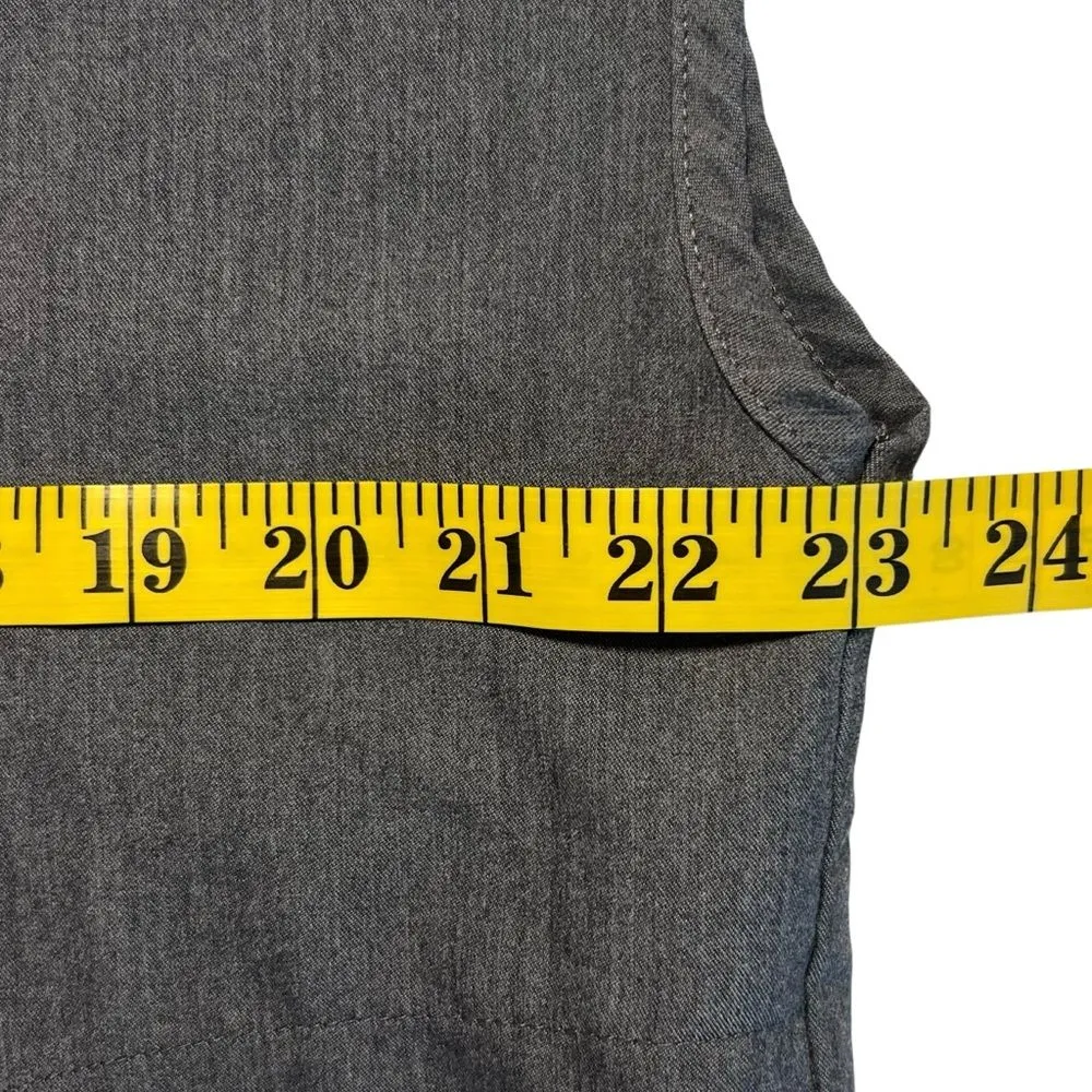 Figs Womens Rafeala Scrub Top Size S Gray Oversized Nurse Uniform Medical Doctor - Image 3