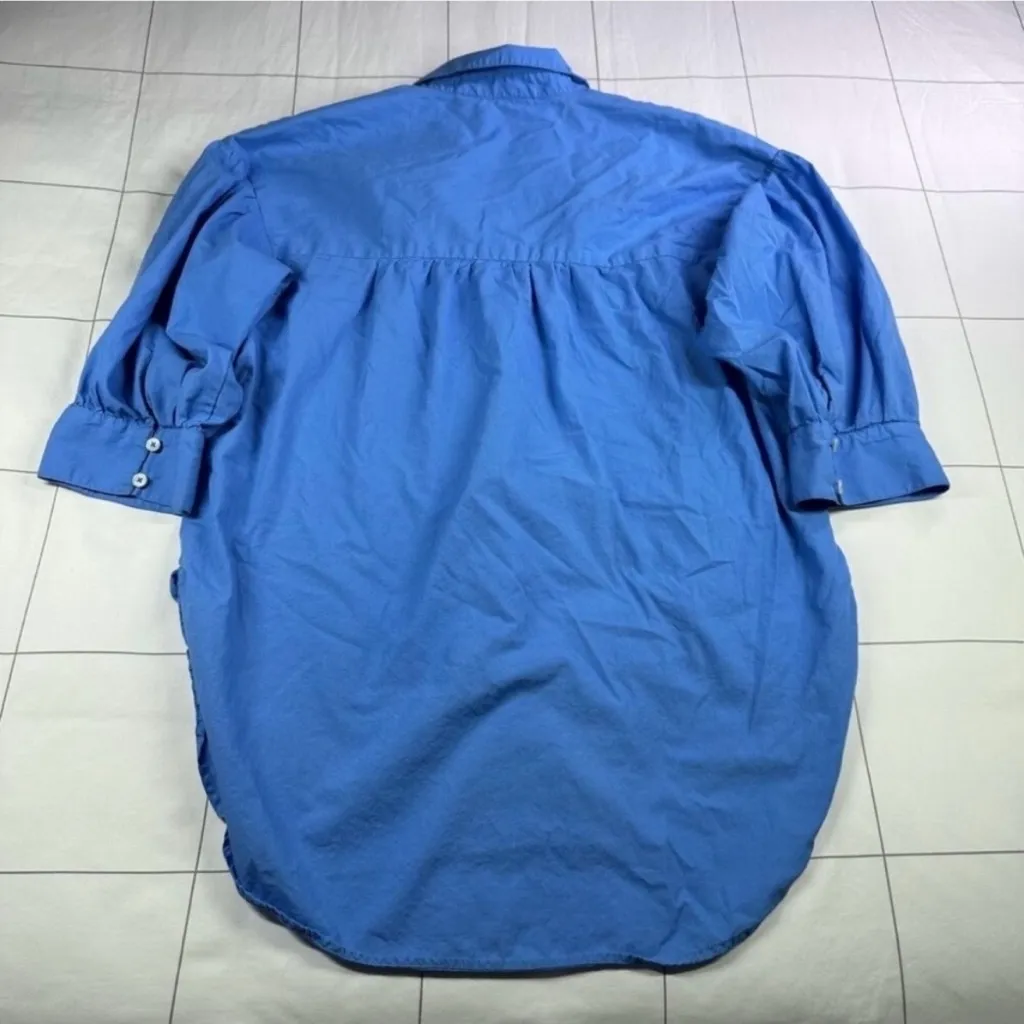 Anthropologie Blue Button Down Shirt - Image 6