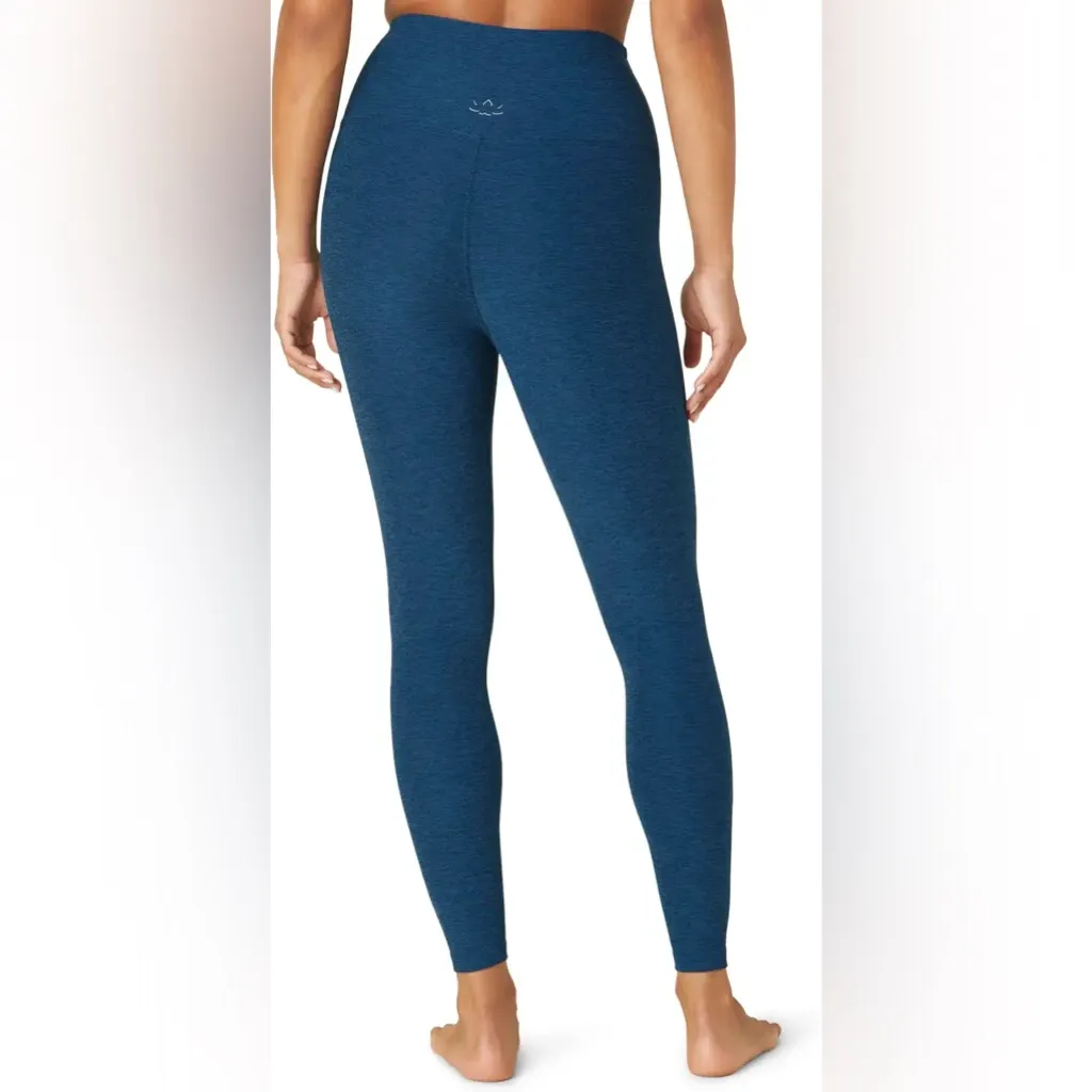 Beyond Yoga Spacedye Caught in the Midi High Waisted Legging Celestial Blue - Image 3
