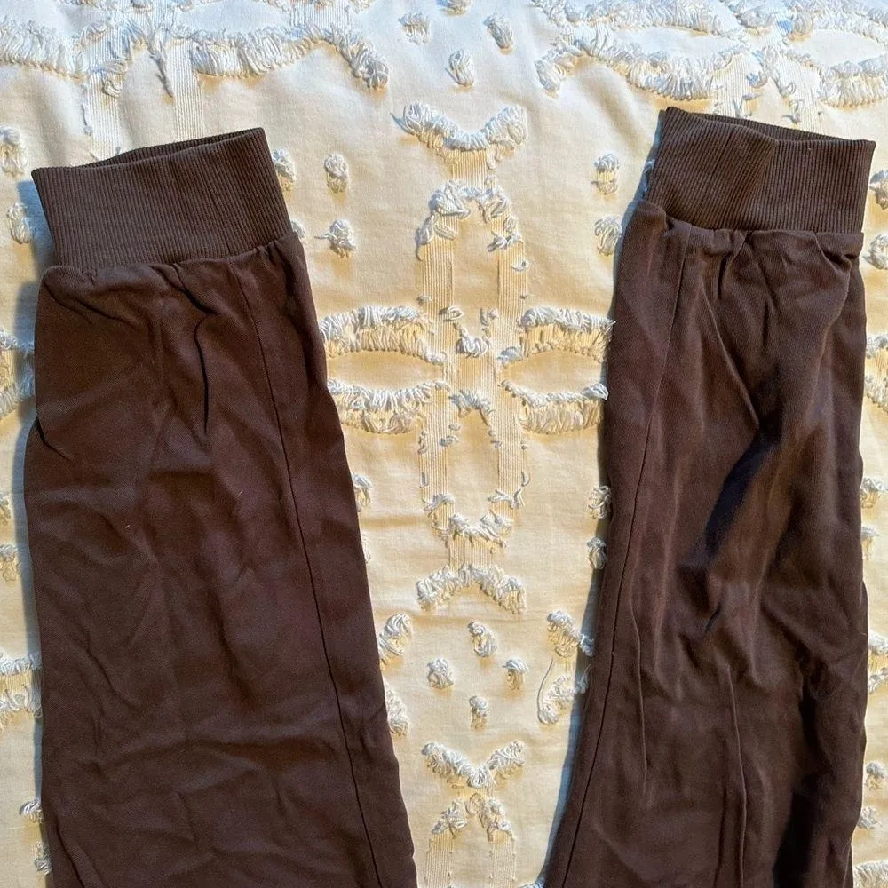 light weight brown joggers - Image 2