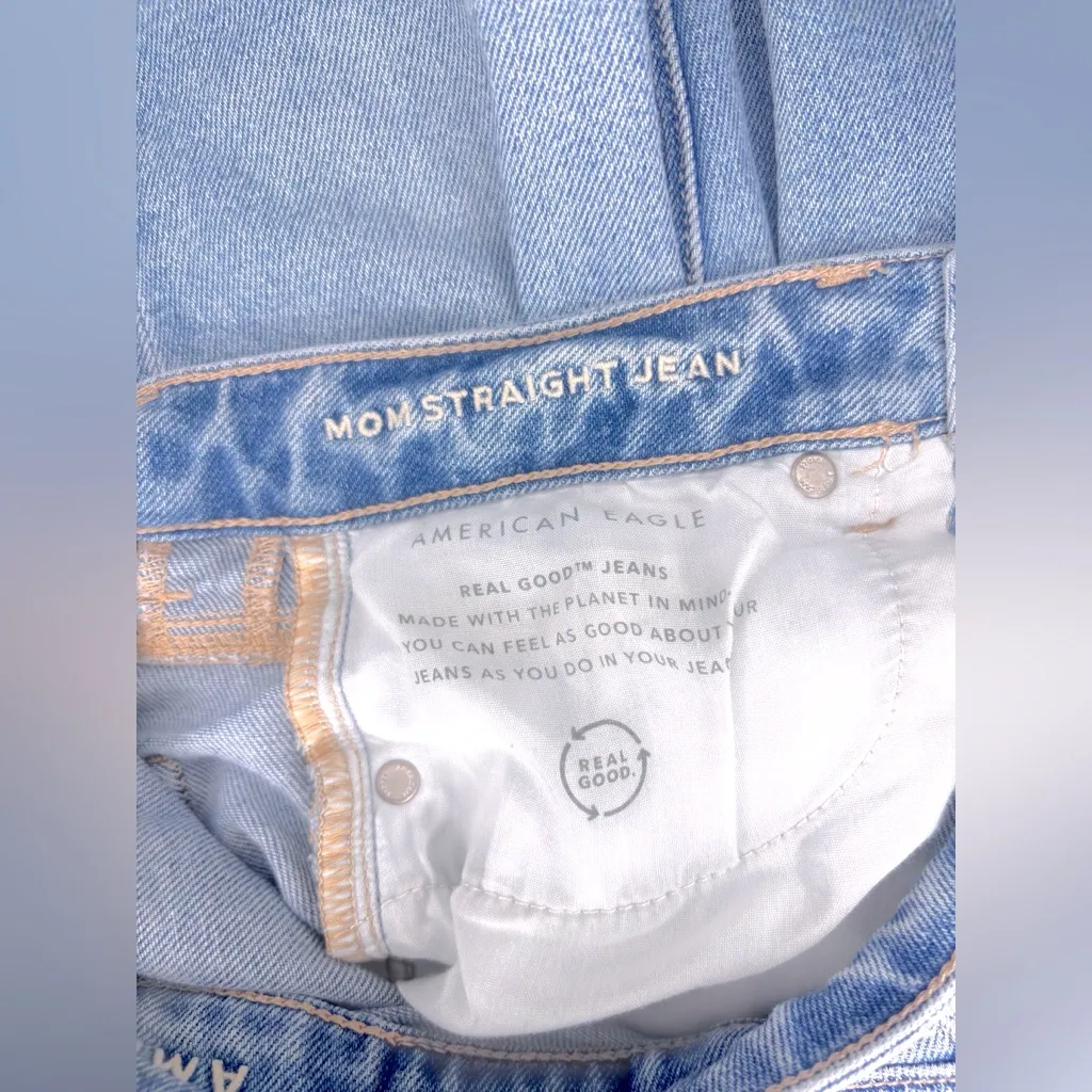 AMERICAN EAGLE Women’s Straight Leg Mom Jeans - Image 12