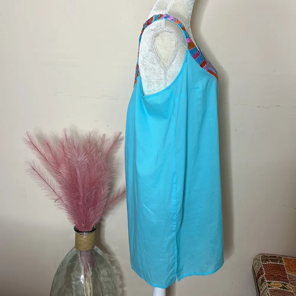 nwt // mudpie embroidered beaded tunic daphne swim coverup - Image 68