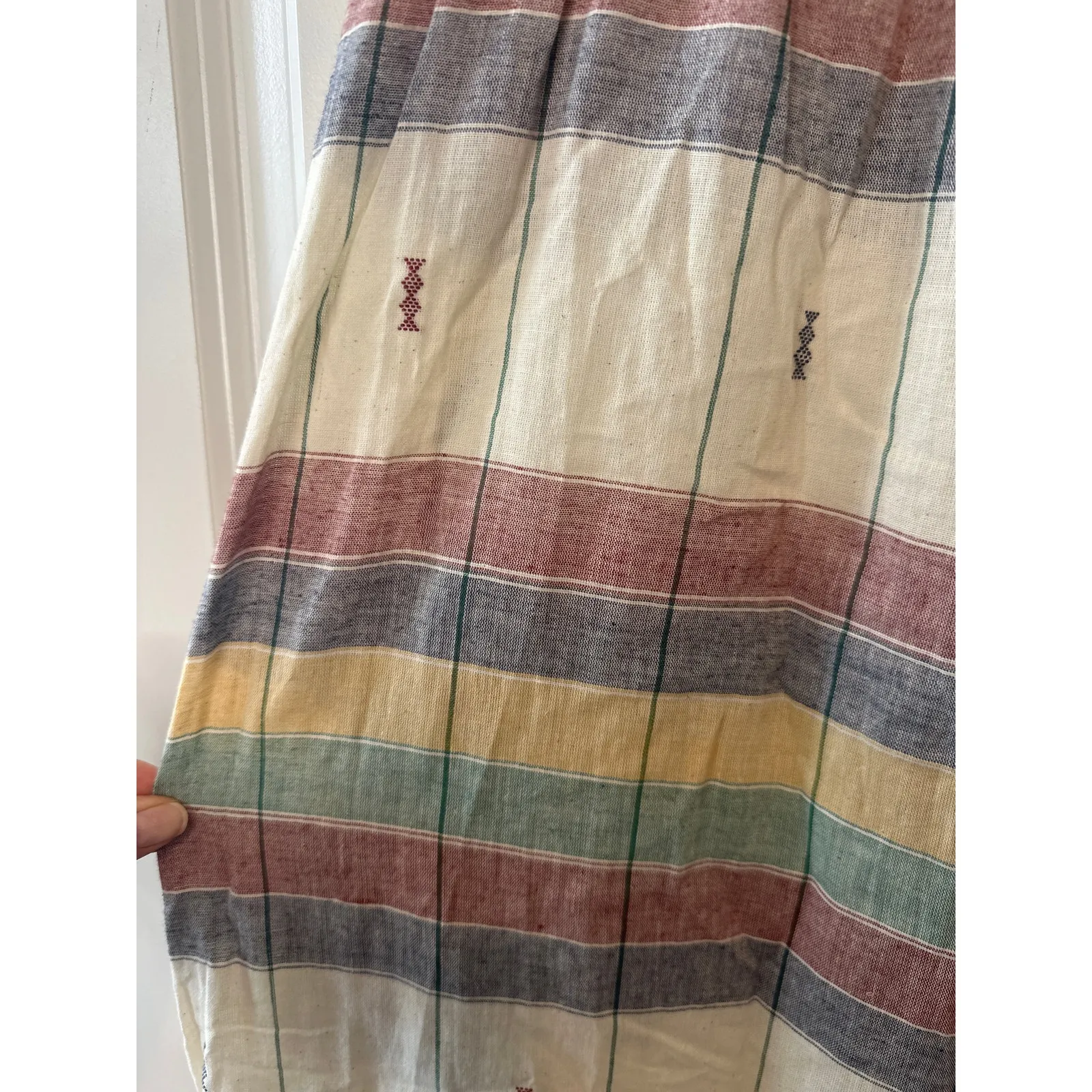 Alix of Bohemia NWT Amelia Havana Maxi Dress Multicolor Stripe Cotton Size Med - Image 9