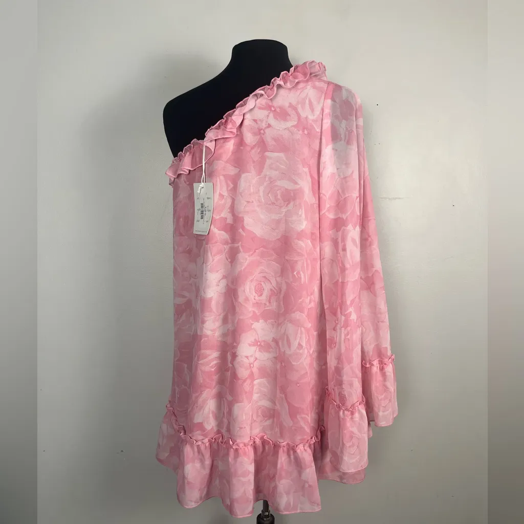 New show me your Mumu wonder mini dress size medium in sweet pink - Image 4