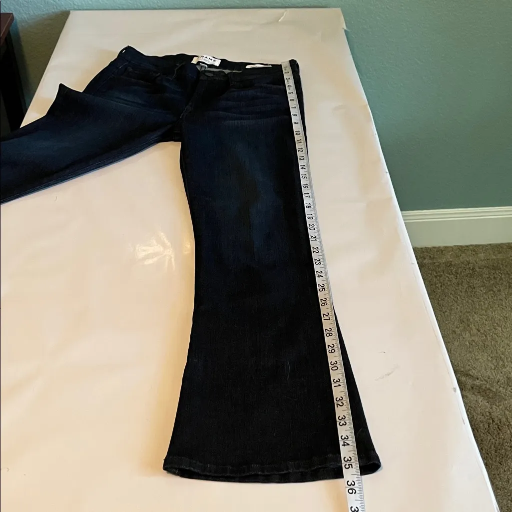 Frame Denim Le Crop Mini Boot Mid Rise Size 27 - Image 9