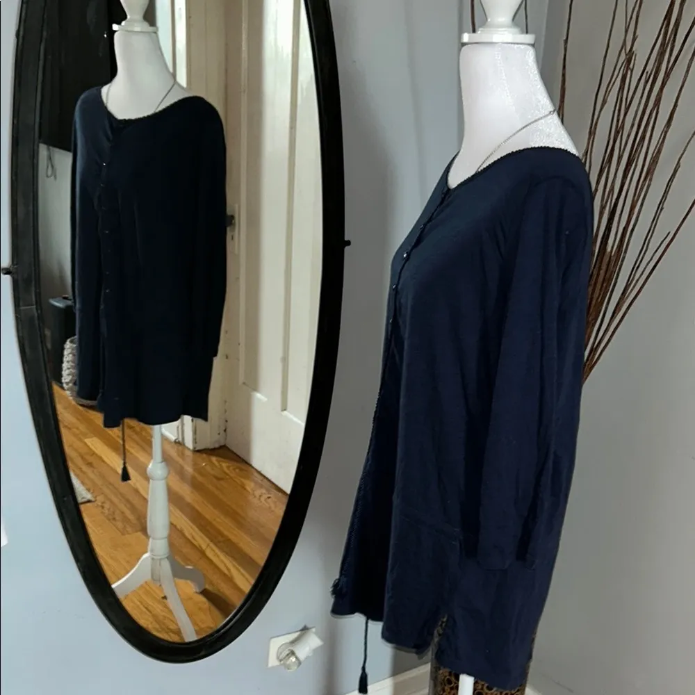 Polo Ralph  Lauren Navy Blue Women's Top - Image 2