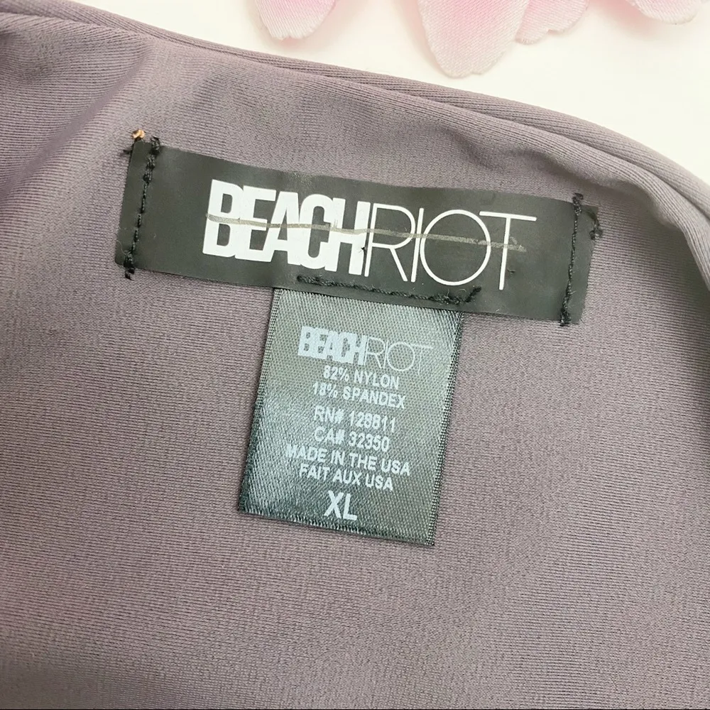 Beach Riot Island Bikini Bottom: Deep Plum - Image 10