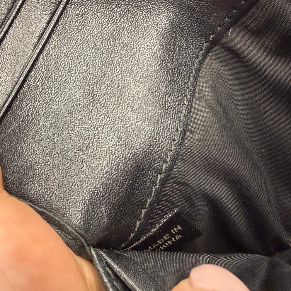 COACH Black Signature Canvas Wallet - Image 4