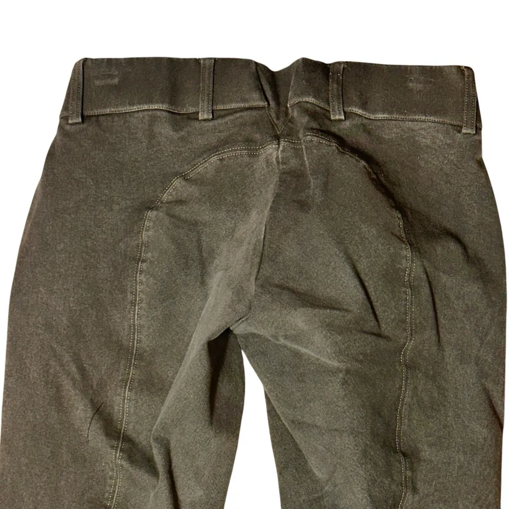 Ariat Breeches Heritage Riding Pants Womens 24R (27x24) Outdoor Equestrian Green - Image 3
