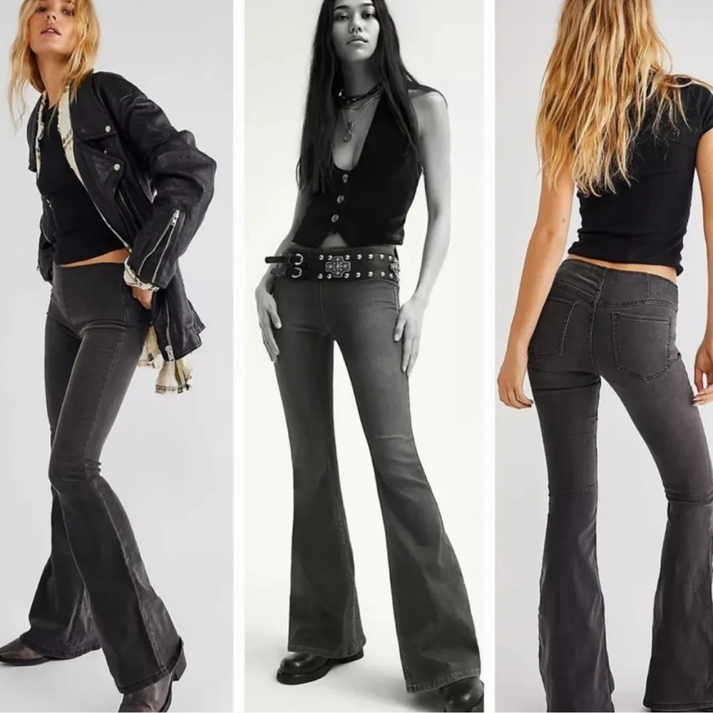 FREE People We The Free Penny Pull-On Flare Jeans - Image 3