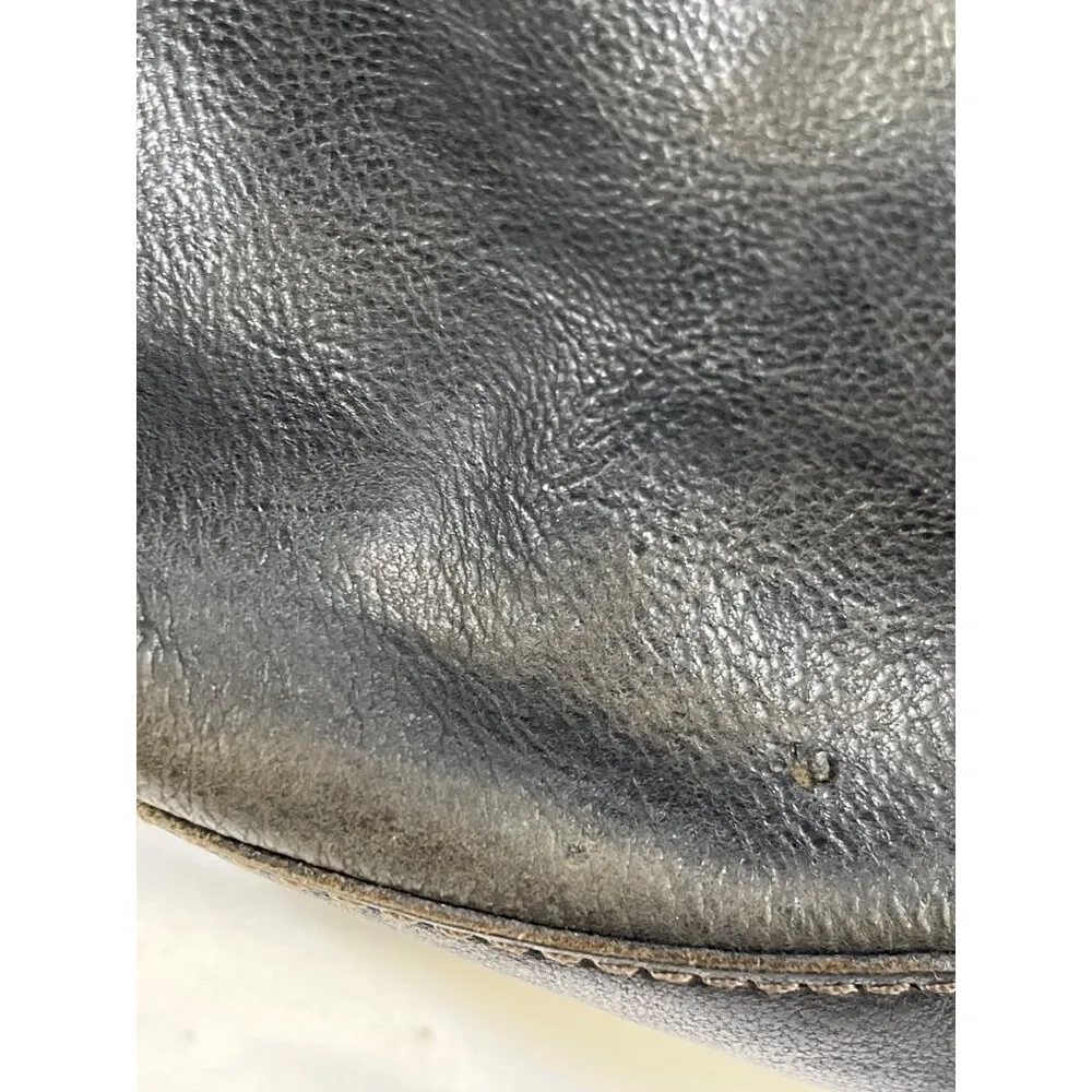 Fossil Women's Black Genuine Leather Crossbody Purse SKU 6147 - Image 8