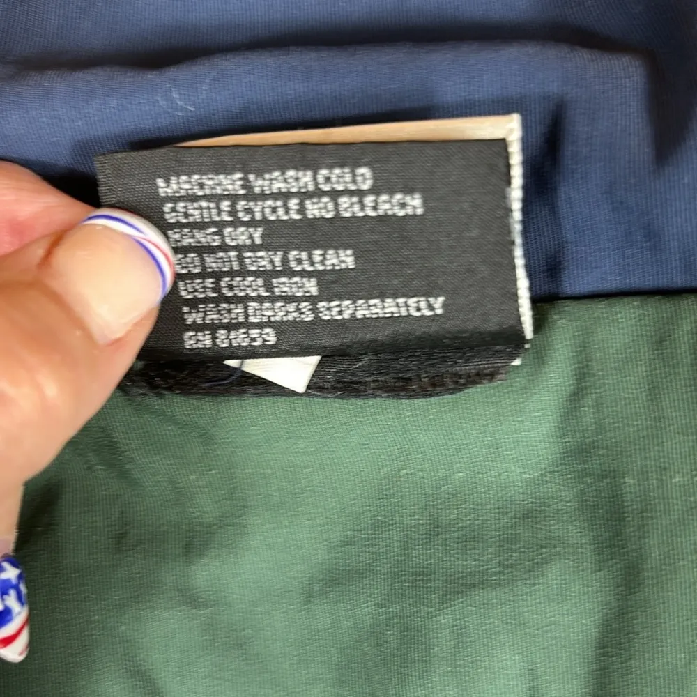 Walt Disney World Women's Jacket, Detachable Hood, Lined, Green/Navy, Size LG Green - Image 11