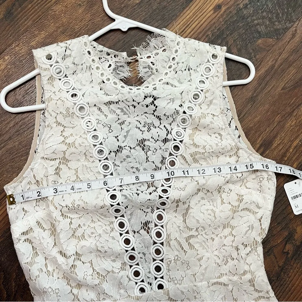 SAYLOR X Free People Cherie lace Open Back mini dress Size Med NWT - Image 9