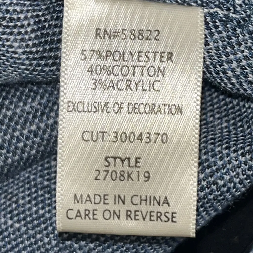 Max Studio Women's Tweed Faux Wrap Pencil Mini Skirt Size XL Navy Blue NWT - Image 9