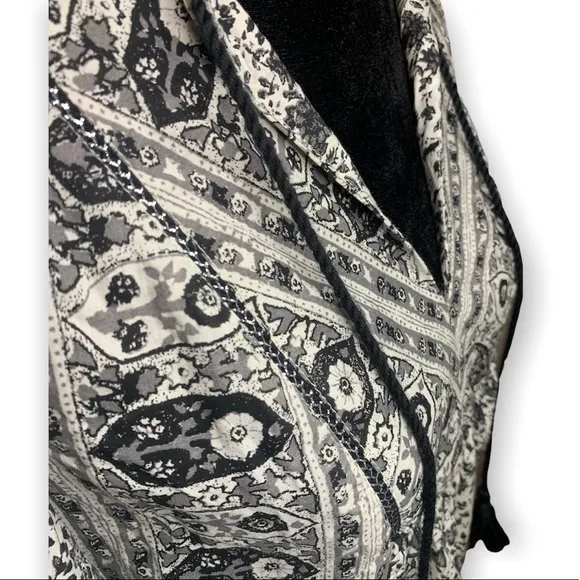 Lucky Brand🦎Womens Tassel Peasant Blouse🌵 - Image 6