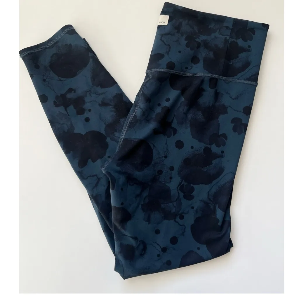 Vuori Studio printed leggings water drop blue large - Image 3
