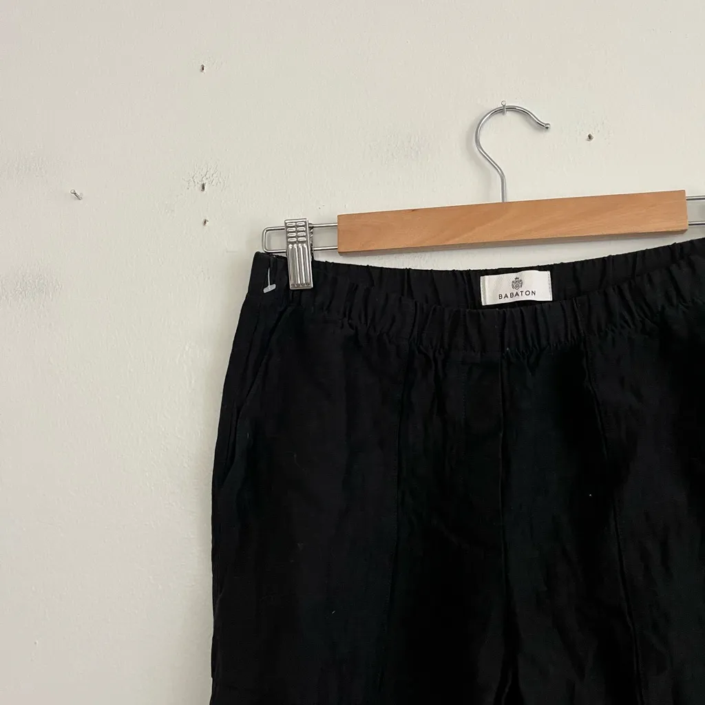 Babaton Black Straight Cargo Pants - Image 4