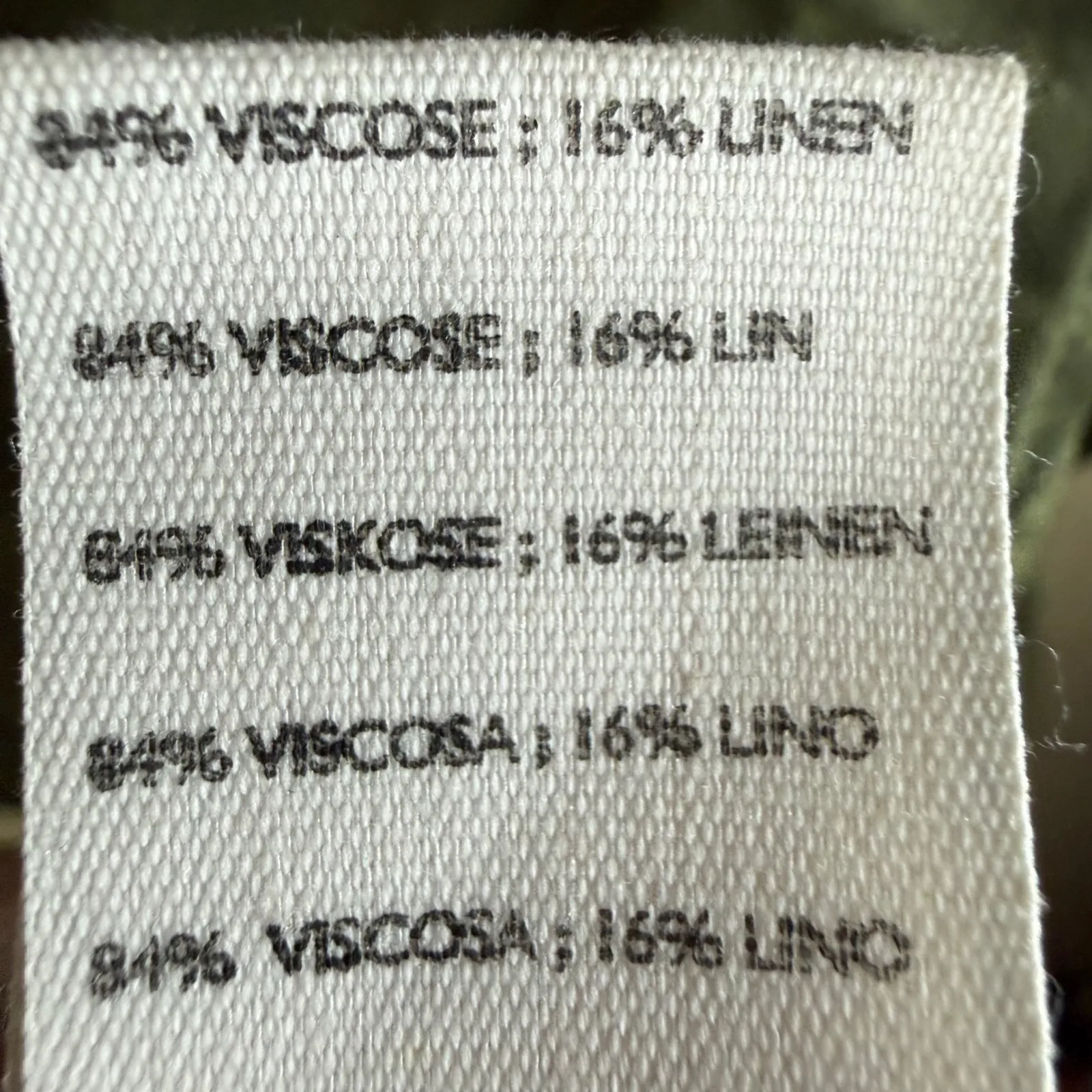 Free People Washed Olive Green Button Down Shirt Long Sleeve Pocket Boho Top XS - Image 7