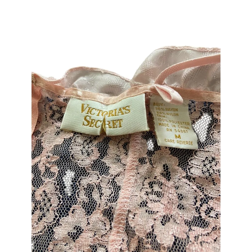 Victoria’s Secret Gold Label Teddy/Bodysuit Pink Size M - Image 2