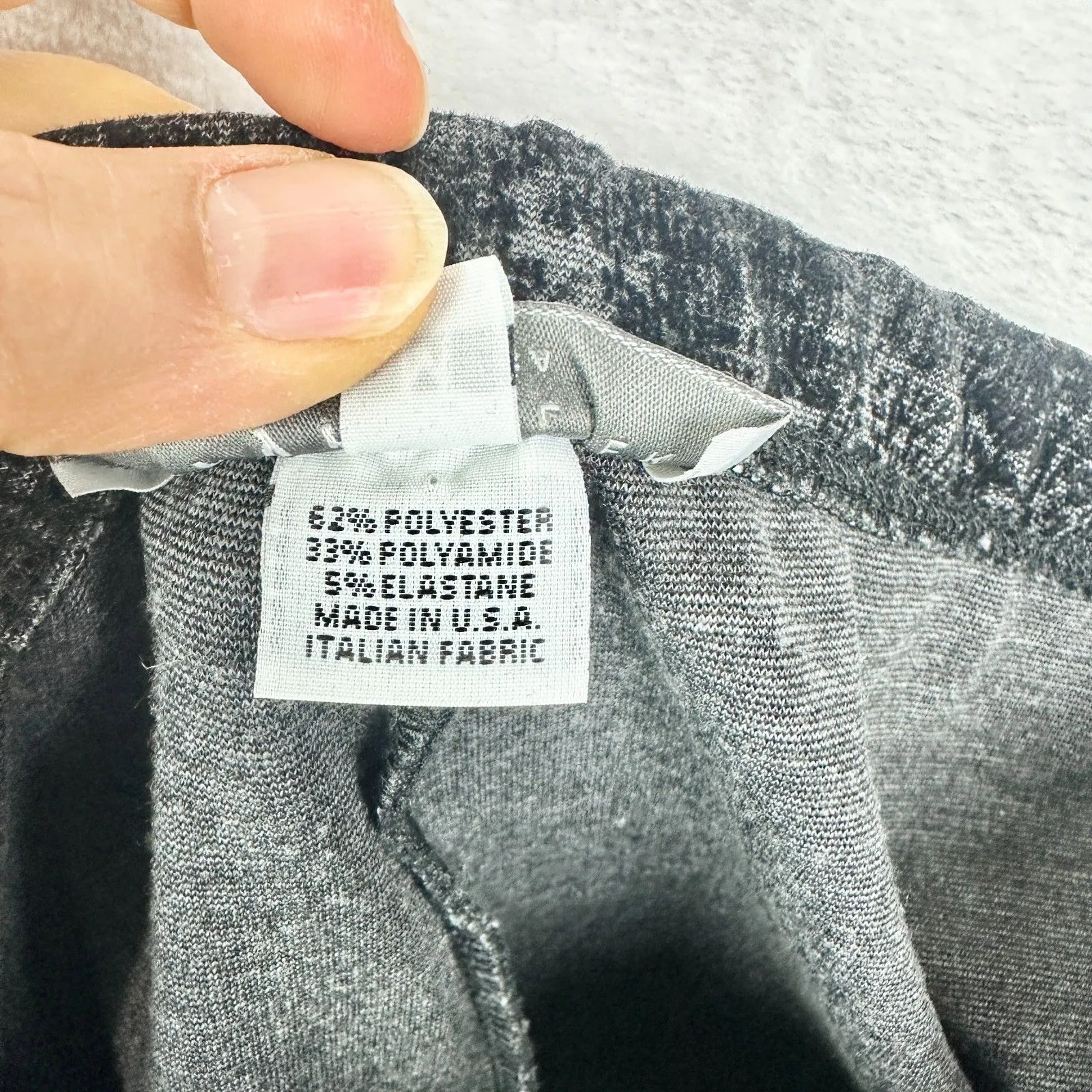 Bryn Walker Velvet Burnout Legging Pull On Pants Size Medium Stretch Minimalist - Image 6