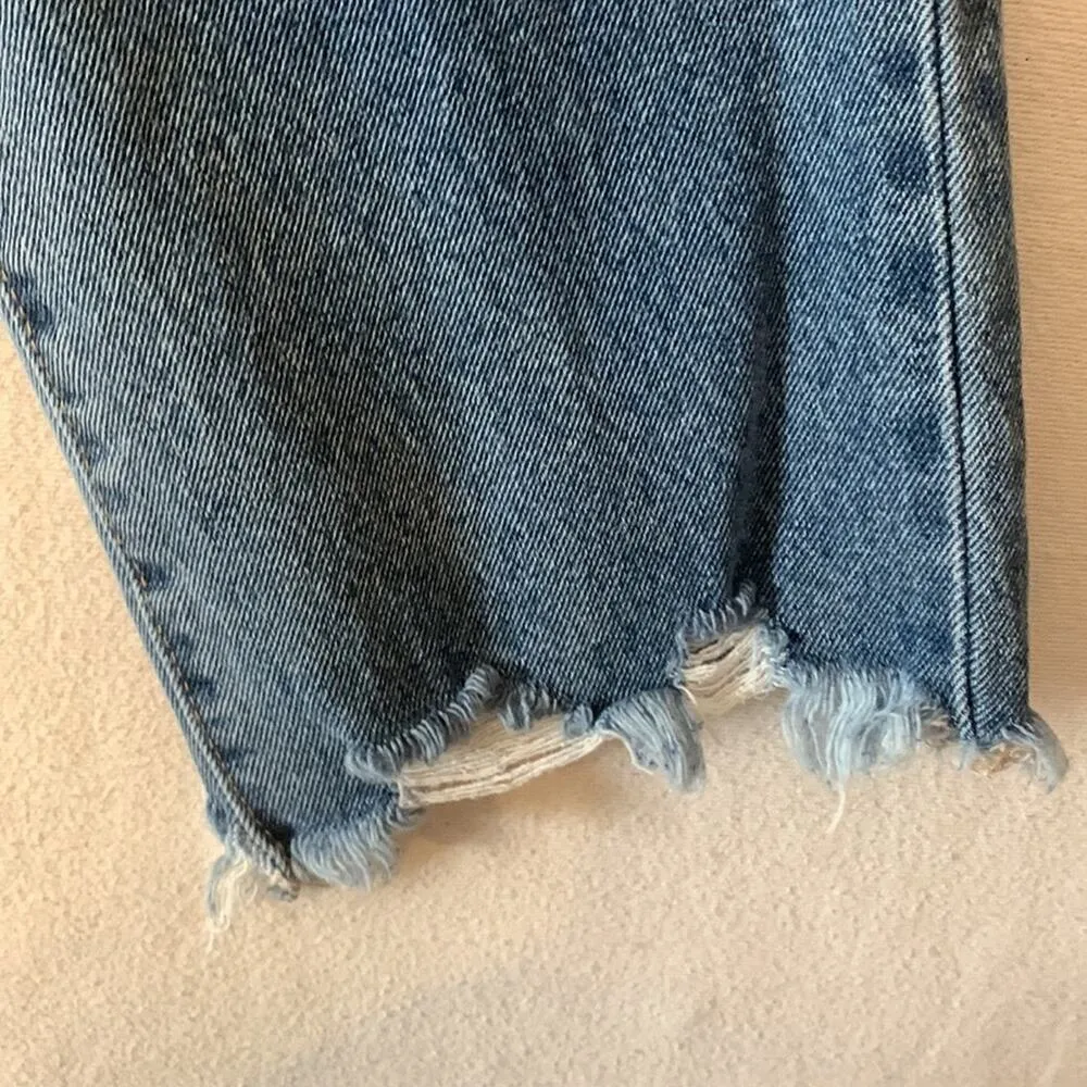 Kancan womens 11 29 Michelle high rise slim straight raw cuff crop ankle cute bl Blue - Image 9