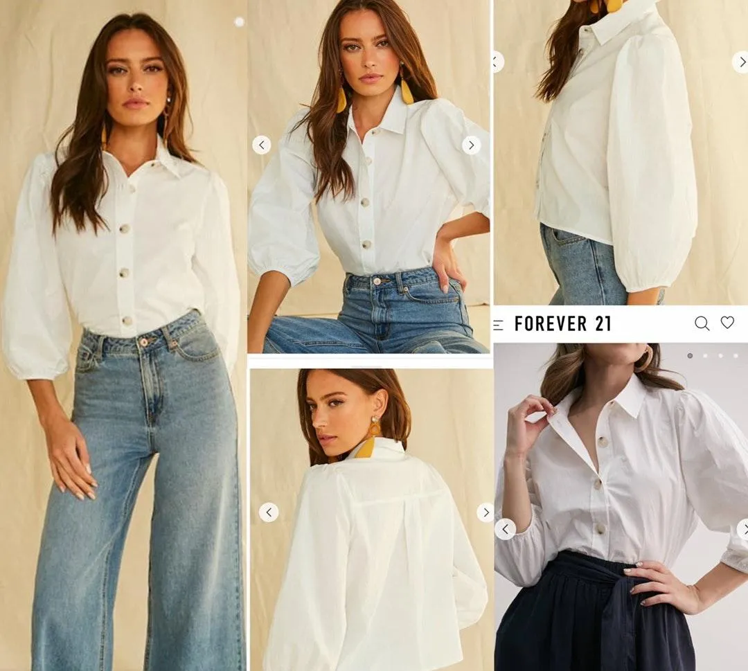 Forever 21 Peasant Top - Image 5