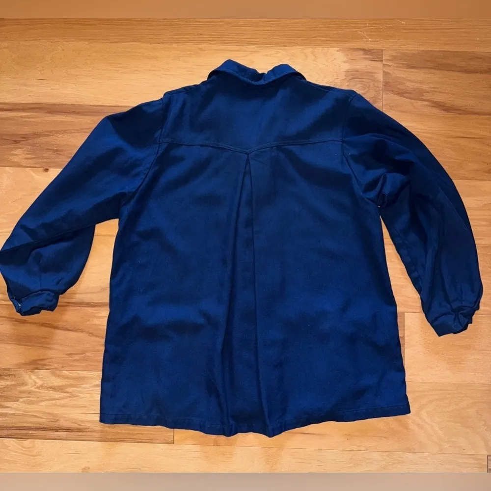 Maru Emu vintage blue women jacket Size L - Image 2