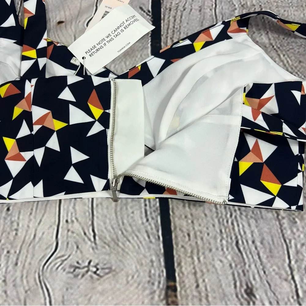 Women's Yumikim Venice Vixen Top Geometric Design Size Medium (A38) - Image 6