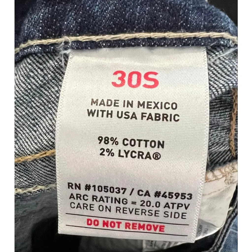 Ariat FR Fire Reaistant Sturdy Mid-Rise Bootcut Medium Wash Denim Work Jeans - Image 5