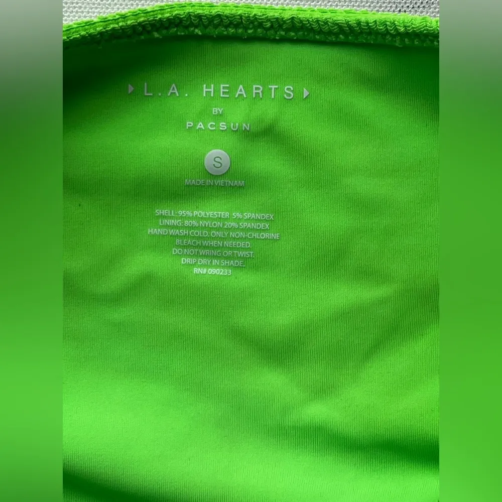 PACSUN L.A. Hearts Bandeau Bikini 2 Pc Set - Image 6