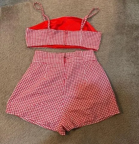 Windsor Red Short Set - Image 3