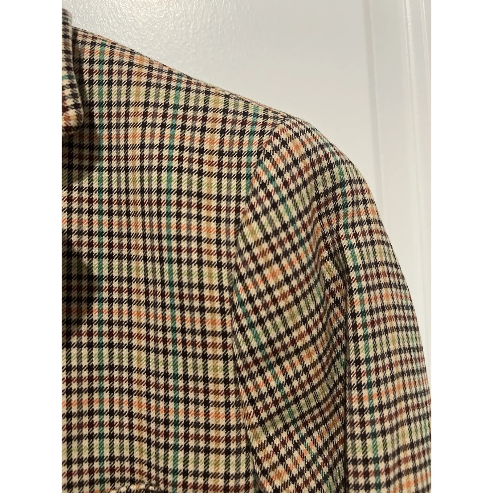 Talbots Women's Houndstooth Wool-Blend Elbow Patch Blazer Size 8 Retail $189.00 - Image 5