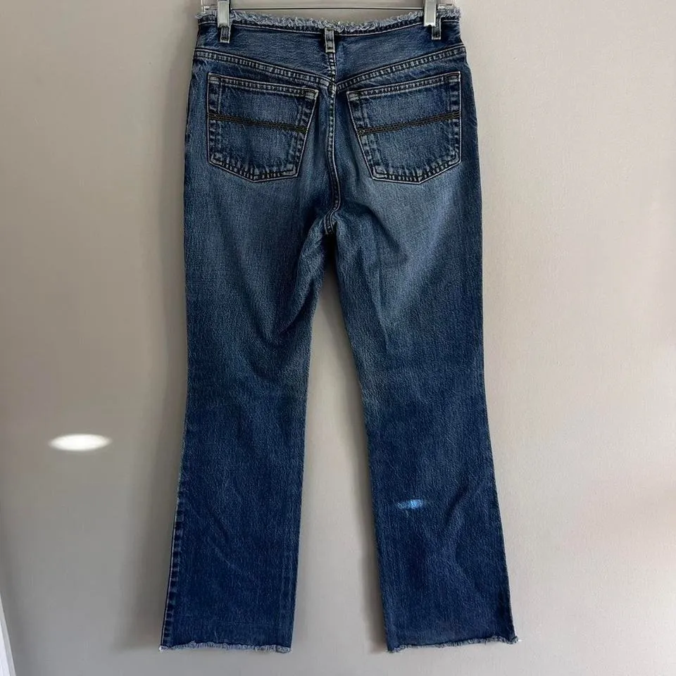 Y2K EXPRESS‎ DISTRESSED WAISTBAND FLARE JEANS - Image 6