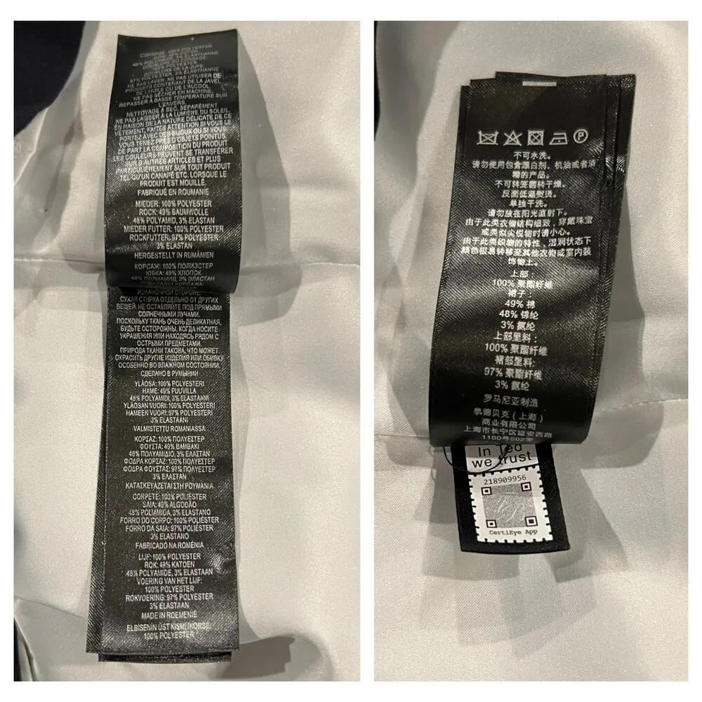 Ted Baker London Lizzata Pencil Skirt Midi Dress Size 1=0-2 US - Image 8