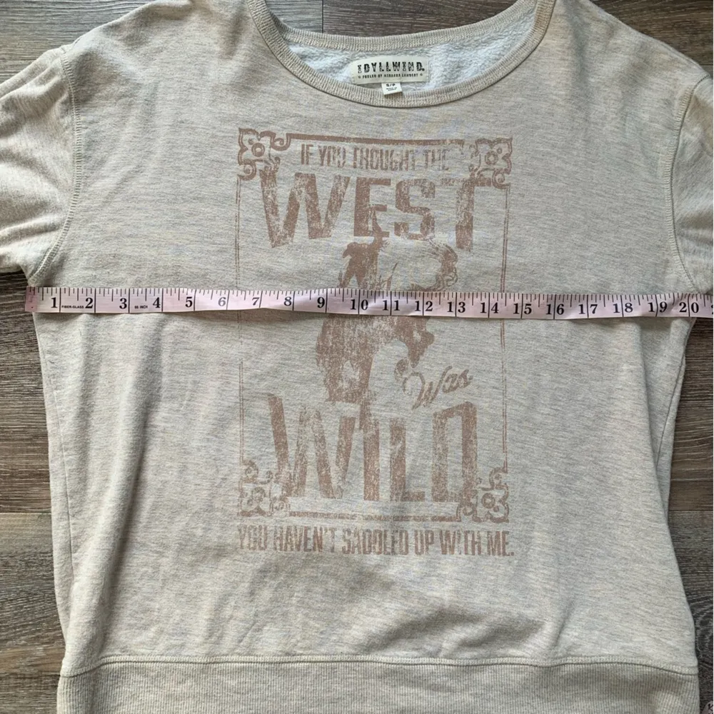 Idyllwind Wild West Graphic Sweatshirt Cream S - Image 7