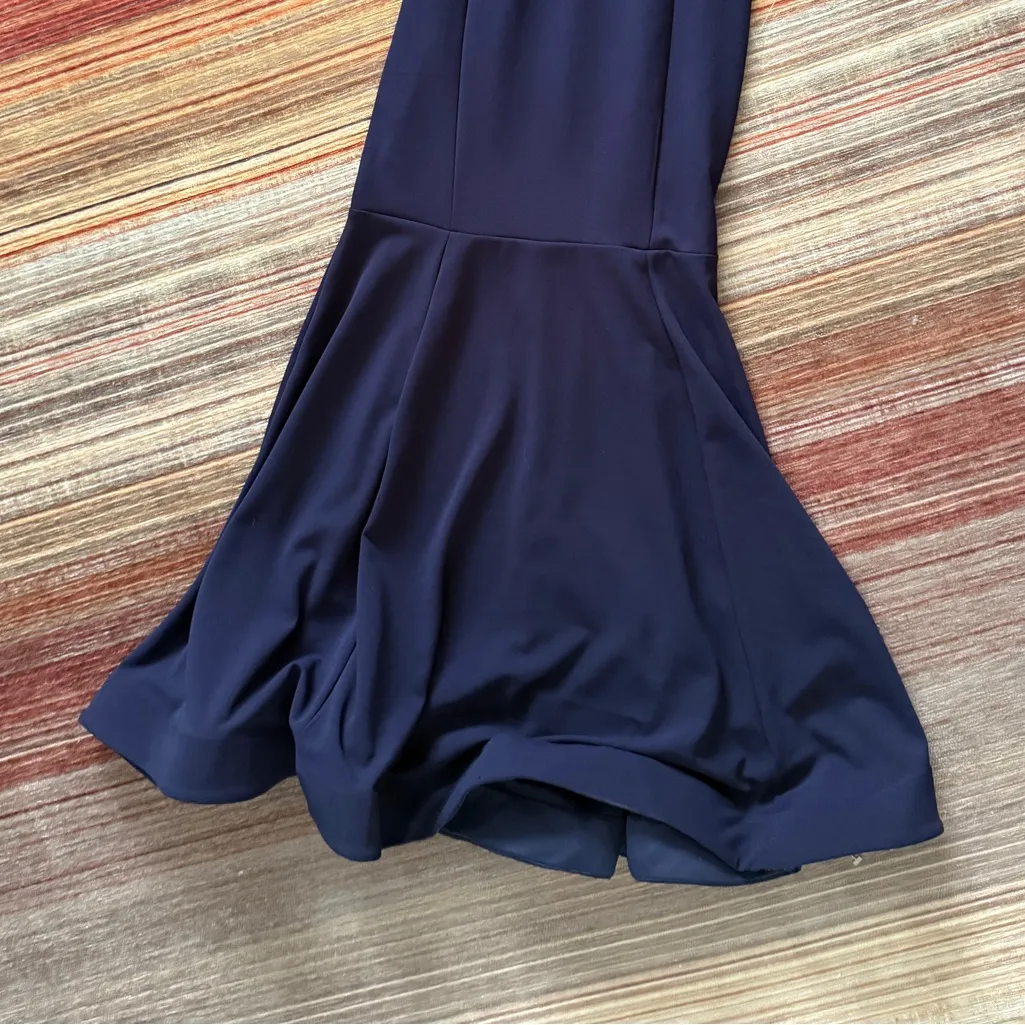 Windsor navy maxi gown off the shoulder - Image 8