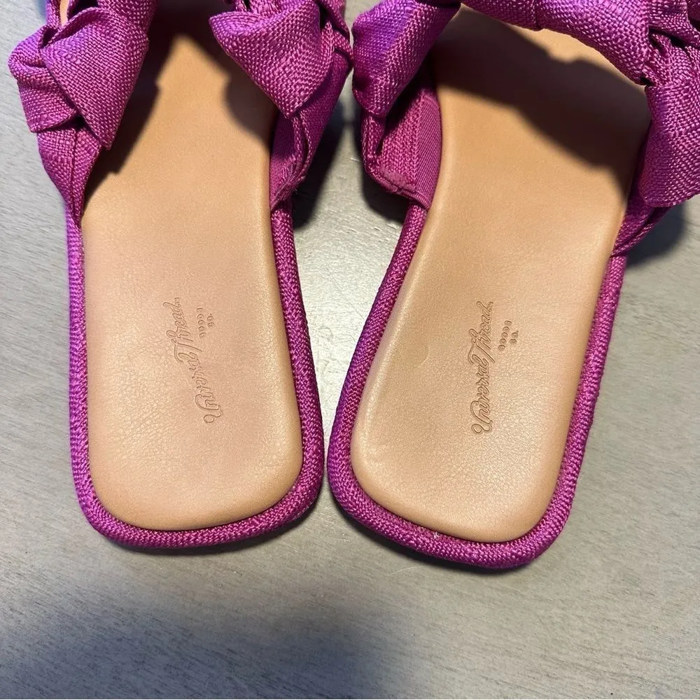 Universal Thread Barbie Pink Knotted Slide Sandals -‎ Size 8.5 - Image 13