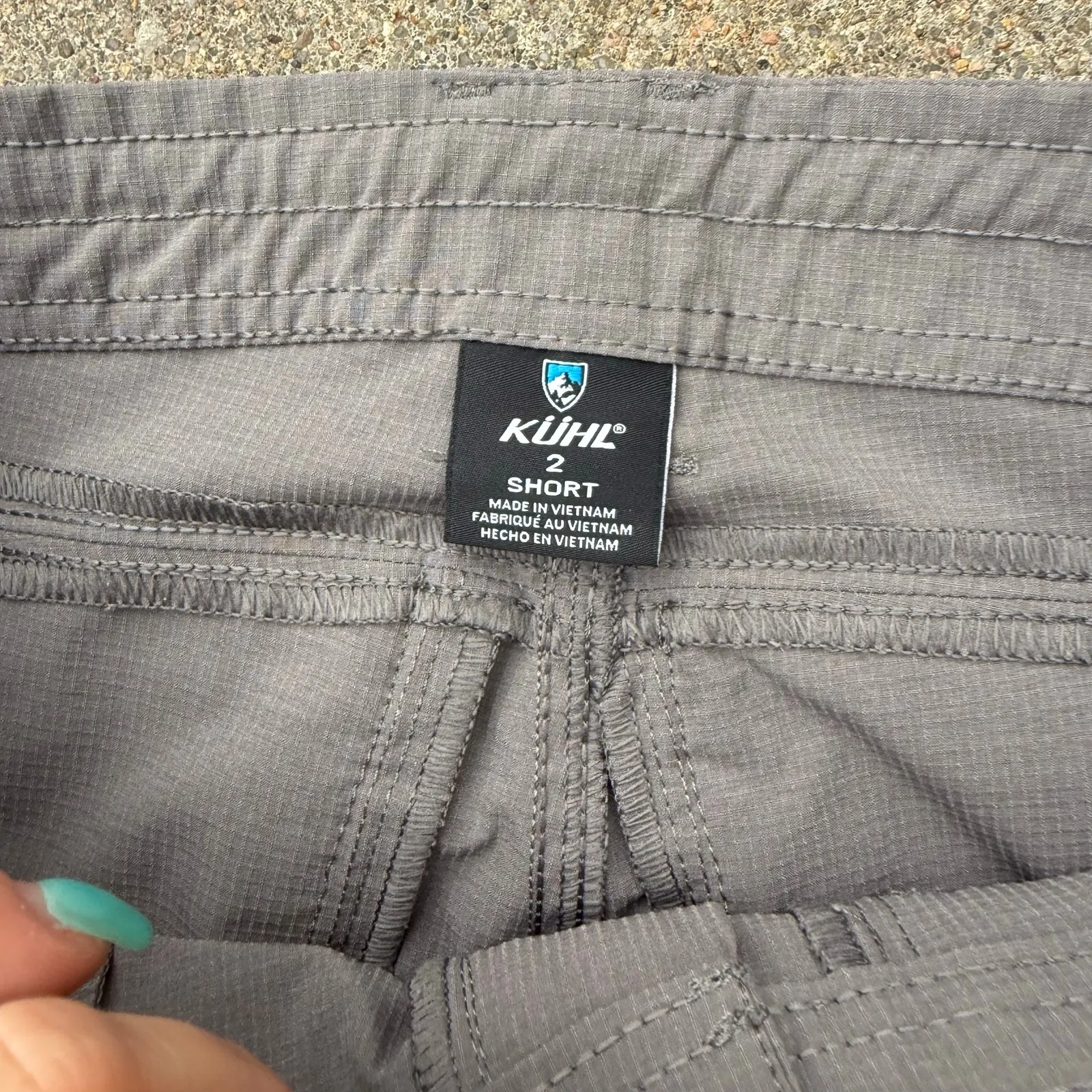 Kuhl Horizn Skinny Trail Hiking Pants Gray Size 2 Short Style 6276 - Image 6